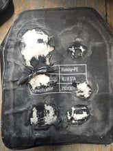 Load image into Gallery viewer, NIJ Level 3+ ballistic plate full ceramic NTS test result back