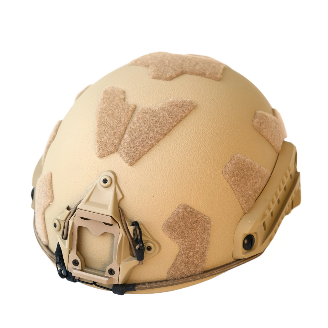 UHMW-PE Ballistic IIIA Bulletproof Helmet - Size L Sand Color