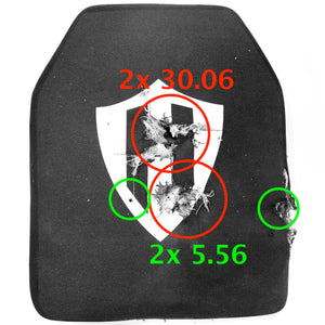 Level IV Expanded Protection ballistic plate 10x12"