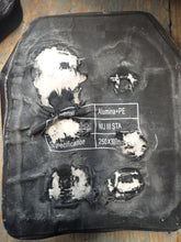 Load image into Gallery viewer, NIJ Level 3+ ballistic plate full ceramic NTS test result back
