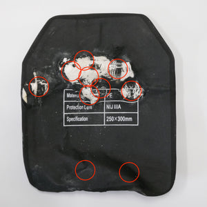 Level IIIA ballistic backpack plate 10x12"